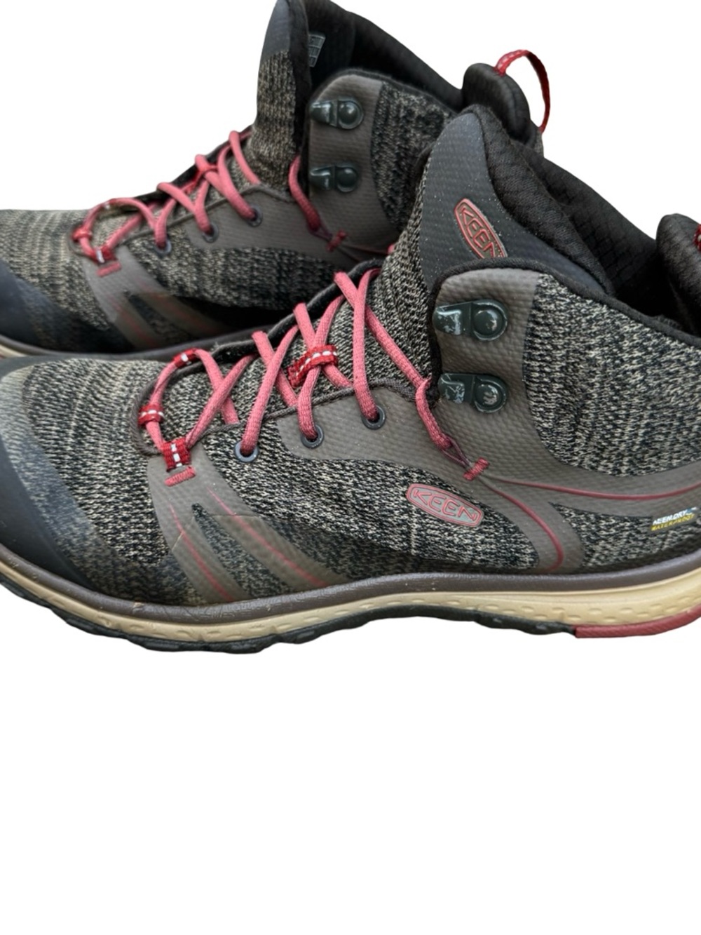 Keen Terradora II Mid Waterproof Hiking Boots Women’s 11 Gray Pink KEEN.DRY
